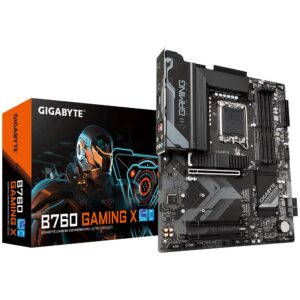 Mainboard | GIGABYTE | Intel B760 Express | LGA1700 | ATX | Memory DDR5 | Memory slots 4 | 2xPCI-Express 3.0 16x | 1xPCI-Express 4.0 16x | 3xM.2 | 1xHDMI | 1xDisplayPort | 5xUSB 2.0 | 2xUSB 3.2 | 1xUSB-C | 1xRJ45 | 6xAudio port | B760GAMINGX