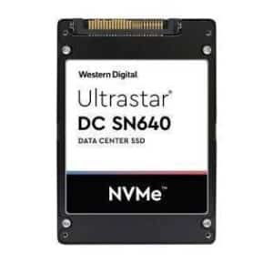 SSD | WESTERN DIGITAL ULTRASTAR | SSD series Ultrastar DC SN640 | 3.2TB | PCIE | NVMe | NAND flash technology TLC | Write speed 2010 MBytes/sec | Read speed 3330 MBytes/sec | Form Factor 2 5 | TBW 11680 TB | MTBF 2000000 hours | 0TS1954