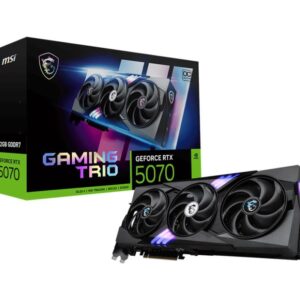 Graphics Card | MSI | NVIDIA GeForce RTX 5070 | 12 GB | GDDR7 | 192 bit | PCIE 5.0 16x | Triple slot Fansink | 1xHDMI | 3xDisplayPort | RTX507012GGAMTRIOOC