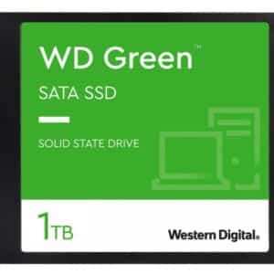 SSD | WESTERN DIGITAL | Green | 1TB | SATA 3.0 | SLC | Read speed 545 MBytes/sec | 2 5 | MTBF 1000000 hours | WDS100T3G0A