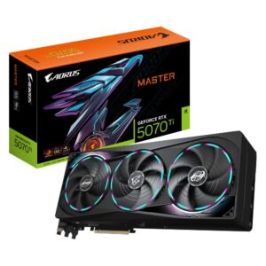 Graphics Card | GIGABYTE | NVIDIA GeForce RTX 5070 Ti | 16 GB | GDDR7 | 256 bit | PCIE 5.0 16x | GPU 2670 MHz | Dual Slot Fansink | 1xHDMI | 3xDisplayPort | GV-N507TAORUSM-16GD