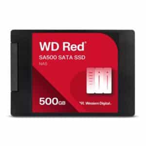 SSD | WESTERN DIGITAL | Red SA500 | 500GB | SATA 3.0 | Write speed 530 MBytes/sec | Read speed 560 MBytes/sec | 2 5 | TBW 350 TB | MTBF 2000000 hours | WDS500G1R0A