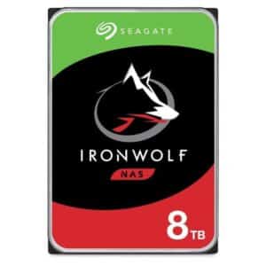 HDD | SEAGATE | IronWolf | 8TB | SATA 3.0 | 256 MB | 7200 rpm | Discs/Heads 5/10 | 3 5 | ST8000VN004