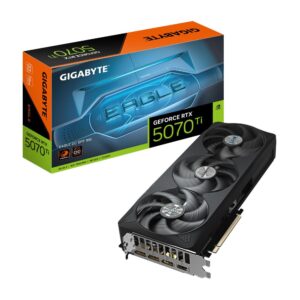 Graphics Card | GIGABYTE | NVIDIA GeForce RTX 5070 Ti | 16 GB | GDDR7 | 256 bit | PCIE 5.0 16x | Triple slot Fansink | 1xHDMI | 3xDisplayPort | GV-N507TEAGLEOC-16GD1.0
