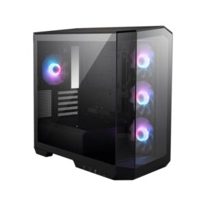 Case | MSI | MidiTower | Case product features Transparent panel | Not included | MicroATX | Colour Black | MAGPANOM100RPZ