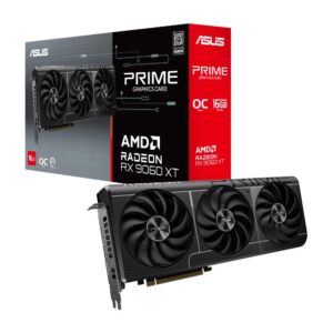 Graphics Card | ASUS | AMD Radeon RX 9060 XT | 16 GB | GDDR6 | 128 bit | PCIE 5.0 16x | Triple slot Fansink | 1xHDMI | 2xDisplayPort | PRIME-RX9060XT-O16G
