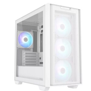 Case | ASUS | A21 PLUS | MidiTower | Case product features Transparent panel | Not included | MicroATX | MiniITX | Colour White | A21PLUSTGARGBWHITE