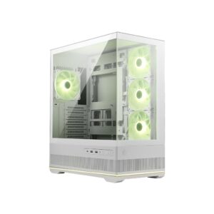 Case | MSI | MAG PANO 110R PZ / WHITE | MidiTower | Case product features Transparent panel | Not included | Colour Black | MAGPANO110RPZWHITE
