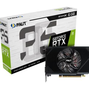 Graphics Card | PALIT | NVIDIA GeForce RTX 3050 | 6 GB | GDDR6 | 96 bit | PCIE 4.0 16x | GPU 1442 MHz | Single Slot Fansink | 1xHDMI | 1xDisplayPort | NE63050018JE-1070F
