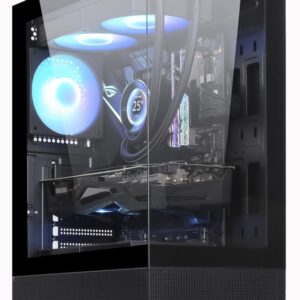 Case | GOLDEN TIGER | Raider DK-6 | MidiTower | Case product features Transparent panel | Not included | Colour Black | RAIDERDK6