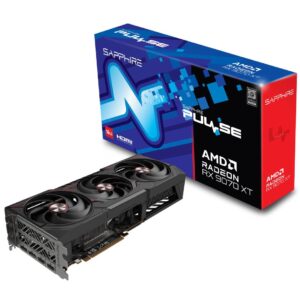 Graphics Card | SAPPHIRE | AMD Radeon RX 9070 XT | 16 GB | GDDR6 | 256 bit | PCIE 5.0 16x | Triple slot Fansink | 2xHDMI | 2xDisplayPort | 11348-03-20G