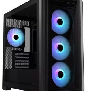 Case | ASUS | A23 PLUS | MidiTower | Case product features Transparent panel | MicroATX | MiniITX | Colour Black | A23PLUSTG/ARGBBLACK