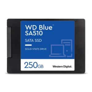 SSD | WESTERN DIGITAL | Blue SA510 | 250GB | SATA 3.0 | Write speed 440 MBytes/sec | Read speed 555 MBytes/sec | 2 5 | TBW 100 TB | MTBF 1750000 hours | WDS250G3B0A