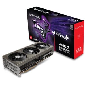 Graphics Card | SAPPHIRE | AMD Radeon RX 9070 | 16 GB | GDDR6 | 256 bit | Triple slot Fansink | 2xHDMI | 2xDisplayPort | 11349-01-20G