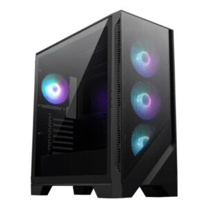 Case | MSI | MAG FORGE 321R AIRFLOW | MidiTower | Case product features Transparent panel | ATX | MicroATX | MiniITX | Colour Black | MAGFORGE321RAIRFLOW