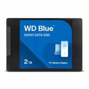 SSD | WESTERN DIGITAL | Blue SA510 | 2TB | SATA 3.0 | Write speed 520 MBytes/sec | Read speed 560 MBytes/sec | 2 5 | TBW 500 TB | MTBF 1750000 hours | WDS200T3B0A