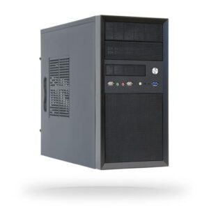 Case | CHIEFTEC | MiniTower | MicroATX | Colour Black | CT-01B-OP
