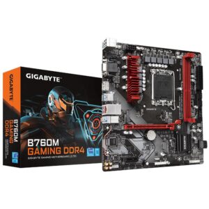 Mainboard | GIGABYTE | Intel B760 Express | LGA1700 | Micro-ATX | Memory DDR4 | Memory slots 2 | 1xPCI-Express 3.0 1x | 1xPCI-Express 4.0 16x | 2xM.2 | 1x15pin D-sub | 1xHDMI | 1xDisplayPort | 2xAudio-In | 1xAudio-Out | 2xUSB 2.0 | 3xUSB 3.2 | 1xUSB-C | 1xPS/2 | 1xRJ45 | B760MGAMINGDDR41.1